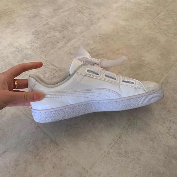 puma suede bow valentine